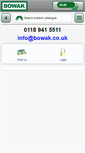 Mobile Screenshot of bowak.co.uk